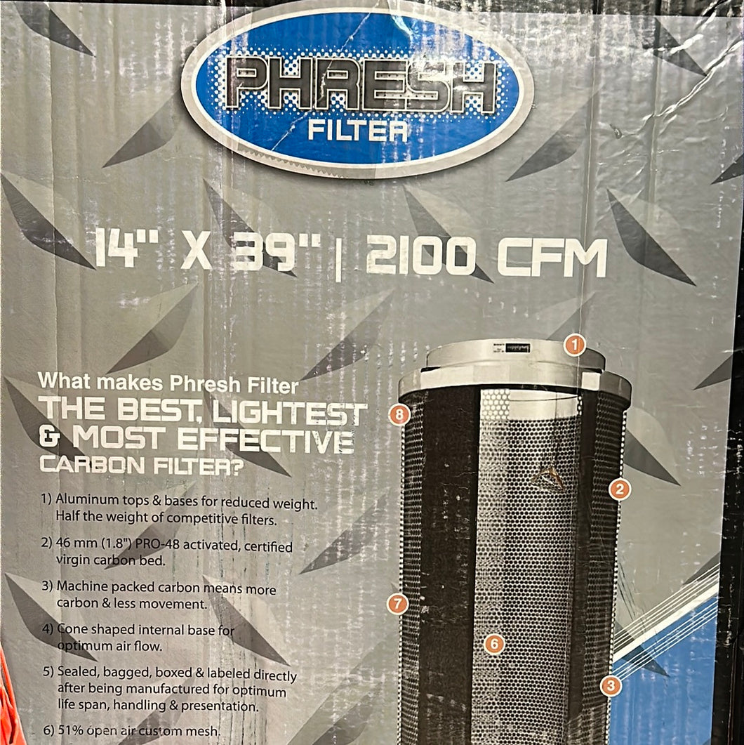Phresh Filter 14”x39” 2100 CFM