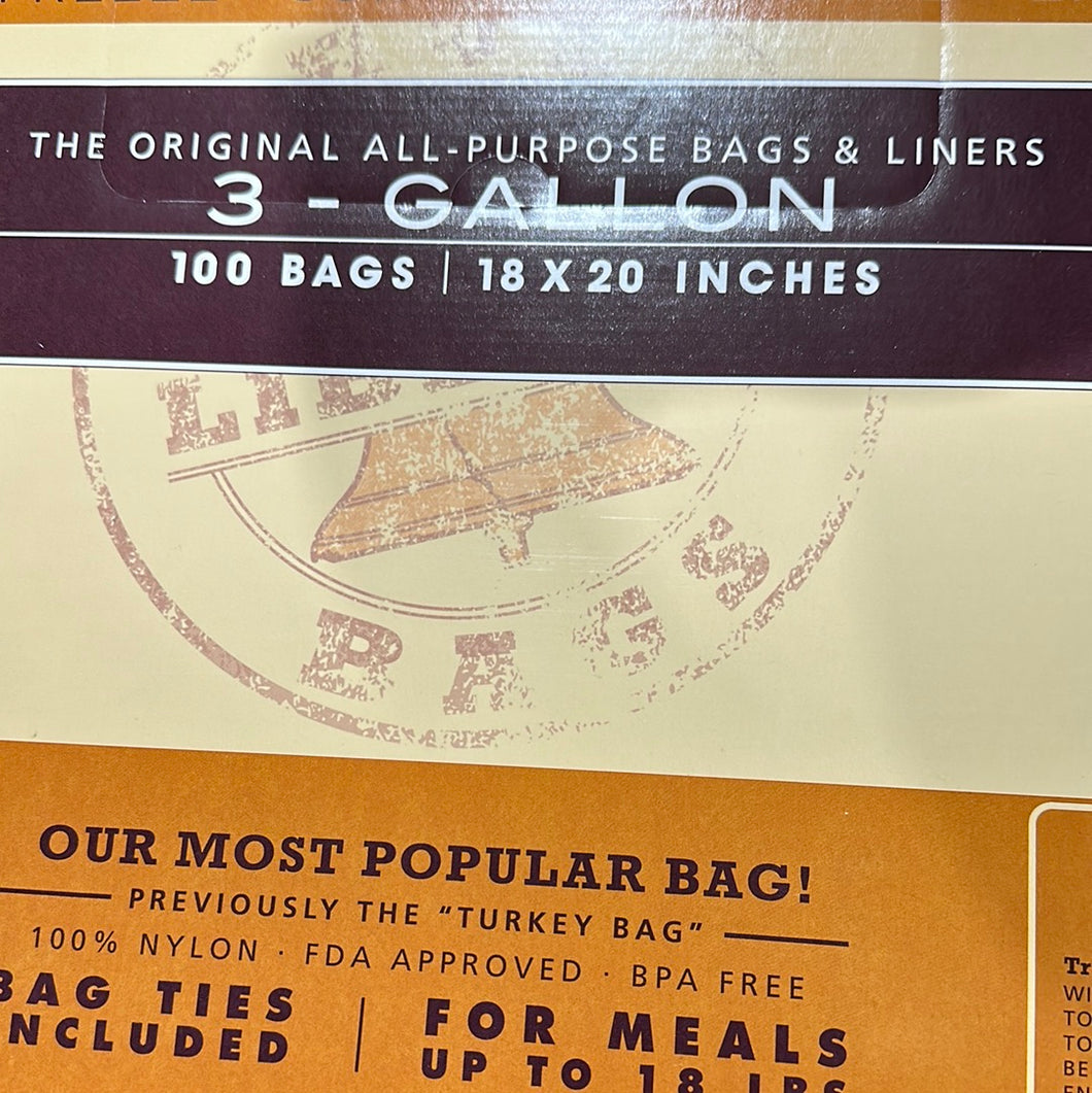 True Liberty 3-Gallon 100 Bags 18x20