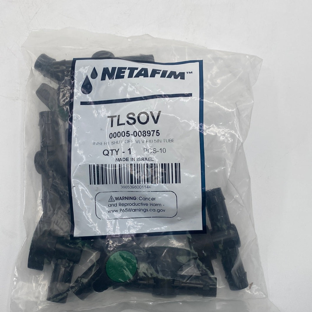 Netafim 17mm Shut-Off Valve (10