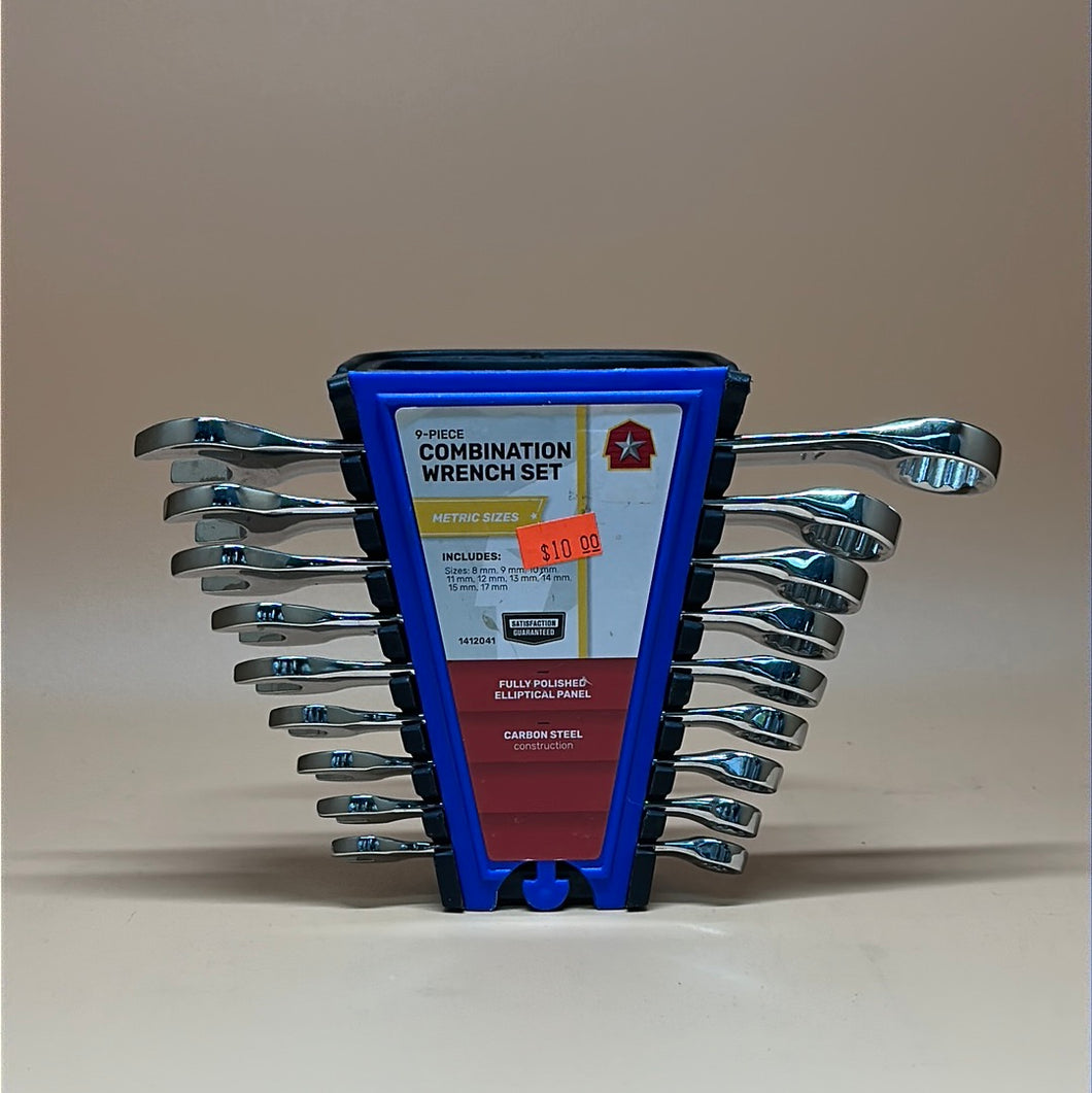 9-Piece Combination Wrench Set