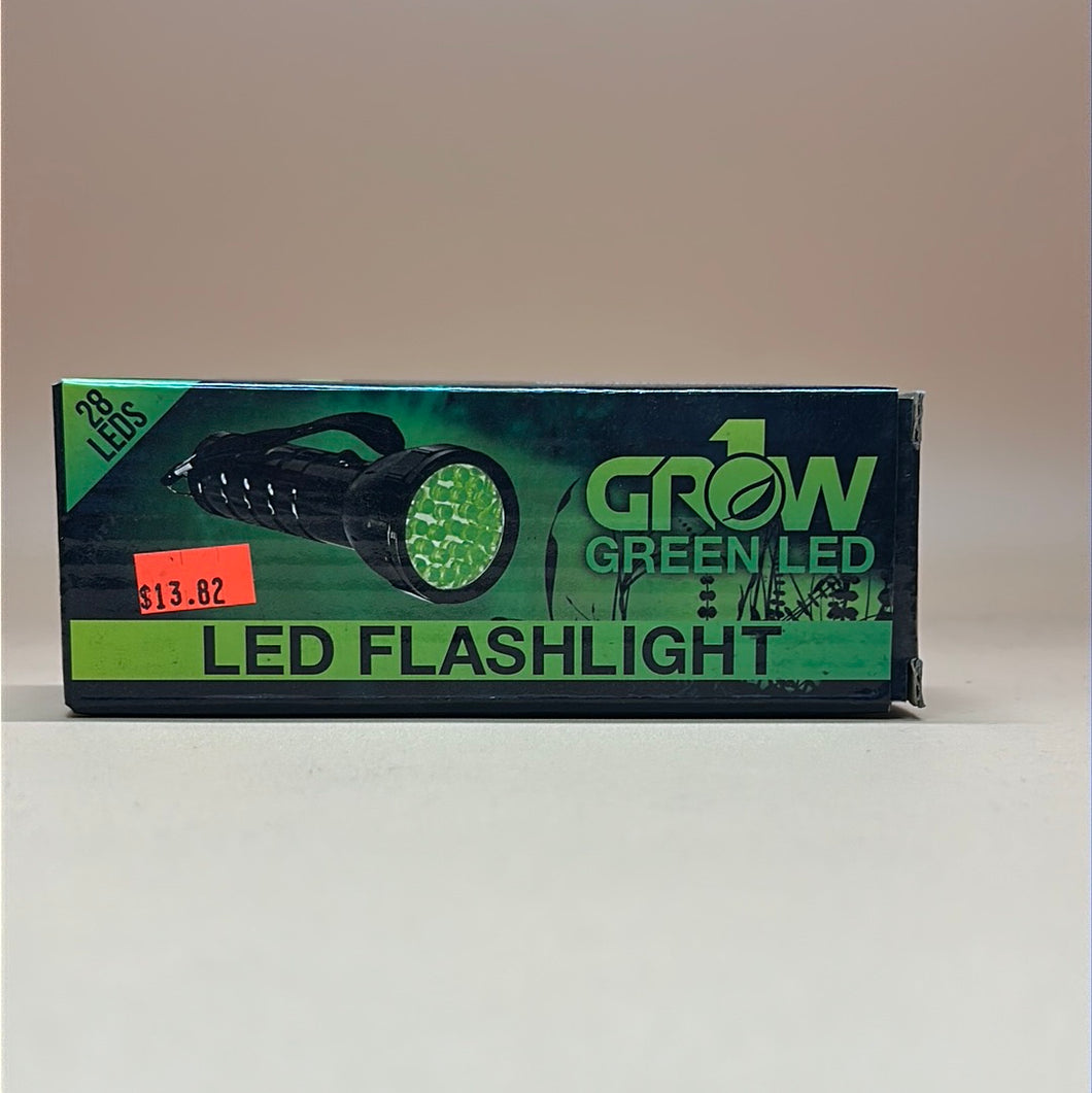 Grow1 Large Green Led Flashlight