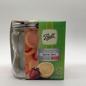 BALL spiral jars (collection elite) 16 fl oz