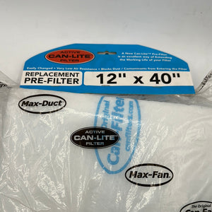 Can-Lite Pre Filter 12x40”