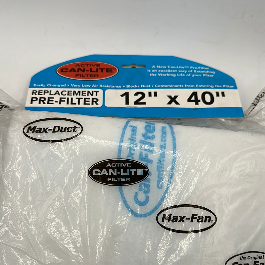 Can-Lite Pre Filter 12x40”