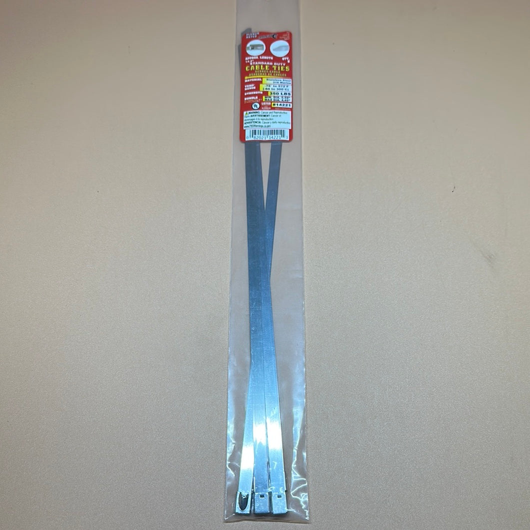 Tool City Cable Ties 14.2” Plenum Rated