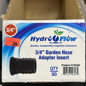 HydroFlow 3/4” Garden Hose Adapter insert