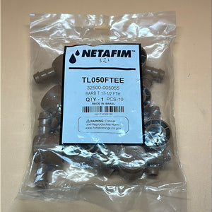 Netafim 17mm Combination Tee 2-way insert