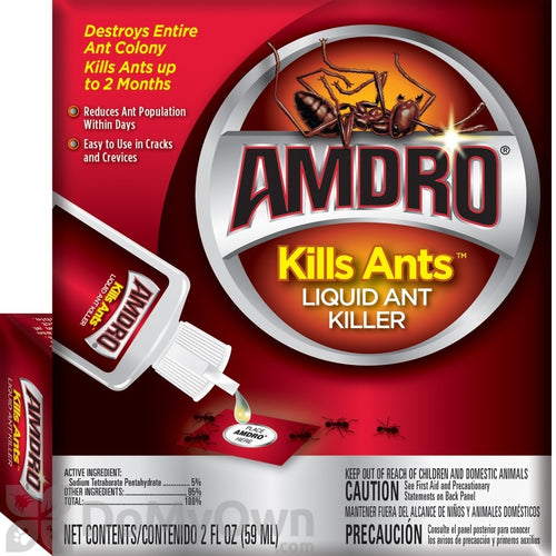 AMDRO Kills Ants Liquid Ant Killer 2oz