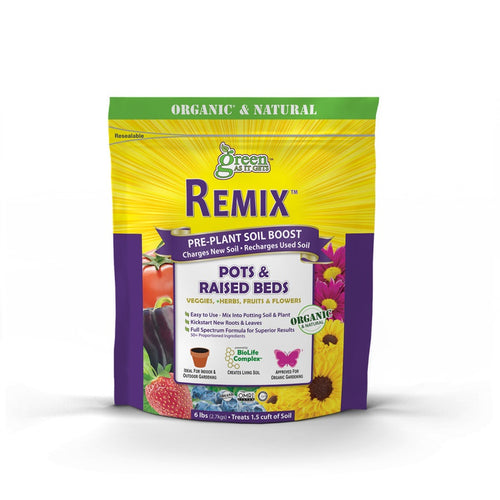 Green As It Gets Remix Pre-Plant Soil Boost For Pots & Raised Beds
