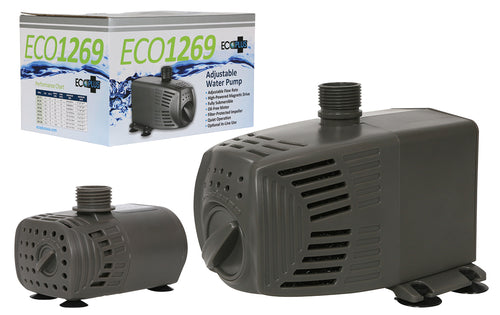 EcoPlus Adjustable Flow Submersible or Inline Water Pumps