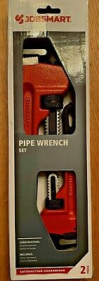 Jobsmart 2 Piece Pipe Wrench Set