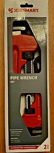 Jobsmart 2 Piece Pipe Wrench Set